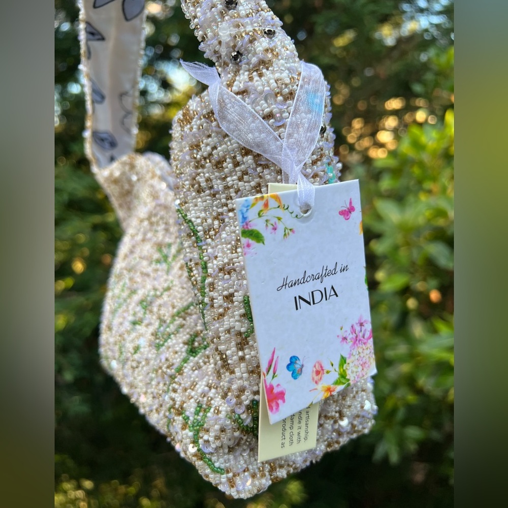 Humming Bird Beaded Bag by Made in India - Picture 4 of 4